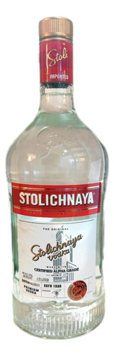 Vodka Stolichnaya 1.75 Litros Producto Único 
