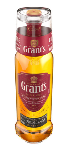 Whisky Grants Triple Wood 1l + Vaso Original