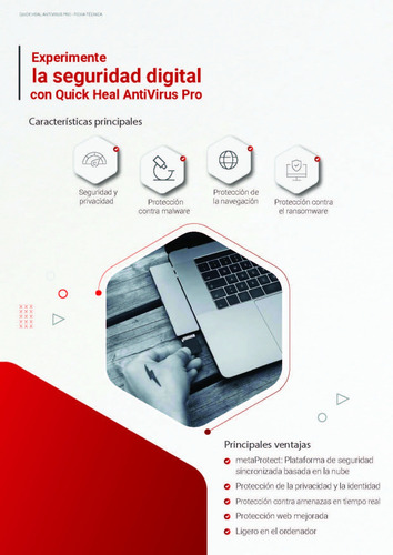 Quick Heal Antivirus Pro 10 Users - 1 Año