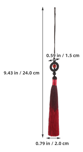 Borlas Colgantes De Taichi, 6 Unidades: Borlas Para Esgrima,