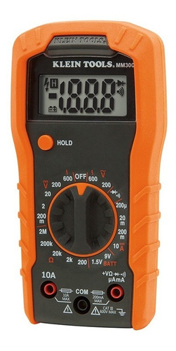 Imagen 2 de 7 de Multimetro Digital Con Selección Manual Klein Tools Mm300