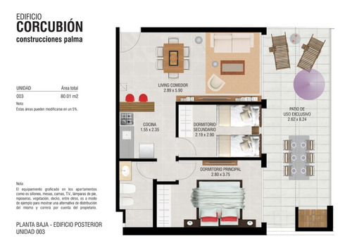 Imagen 10 de 10 de Apto Nuevo 2 Dorm!! Patio Parrillero Exclusivo! Opción Garaje! Con Renta!
