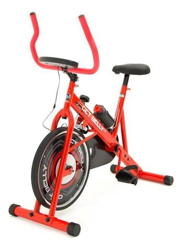 Bicicleta Fija Get Belly Roja Color Rojo