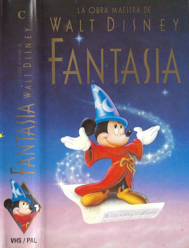 Fantasia Vhs Walt Disney El Aprendiz De Brujo Max_wal