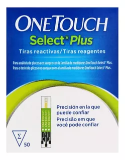 One Touch Select Plus 50 Tiras Reactivas