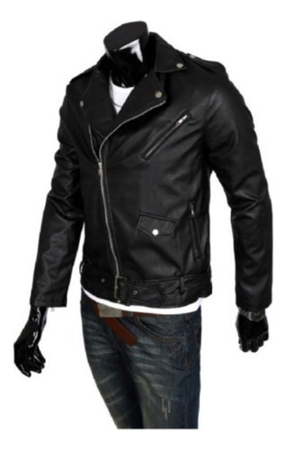 Chamarra Rocker Slim Negra, Mi Estilo Biker