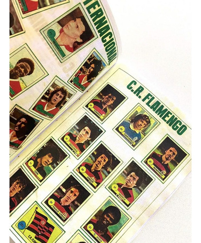 Álbum Figurin Super Campeo Nacional 1977 Flamengo Meiooficio