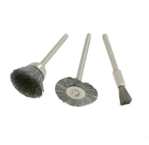 Accesorio Dremel 3 Piezas Cepillos Acero Inox Ruhlmann 