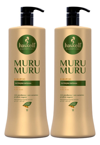 Kit 2 Shampoo 1l Haskell Murumuru