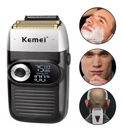 Kemei® Afeitadora / Rasuradora Shaver Barba Doble 