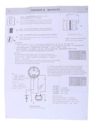 Medidor De Nivel De Digital Sensor Electrónicos De