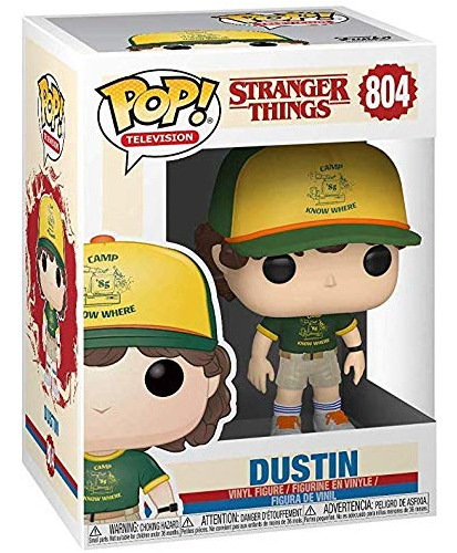 Boneco De Vinil Stranger Things Dustin At Camp Pop Funko
