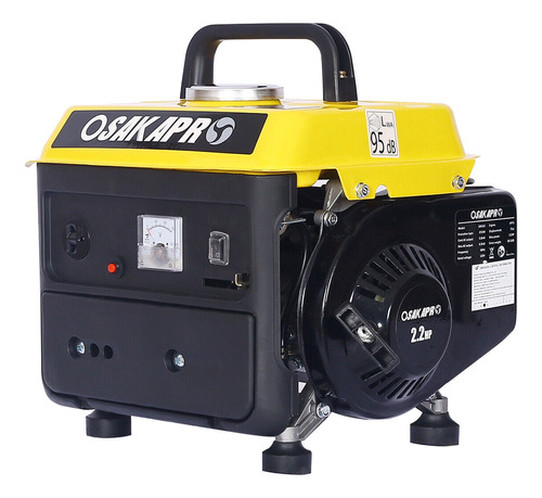 Generador A Gas Portátil Wiilayok 900 Vatios 2 Hp Color