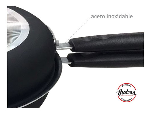 Imagen 4 de 9 de Sarten Doble Antiadherente Hudson 20 Cm Tortilla Aluminio