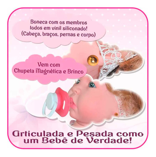 Boneca Articulada - 47 Cm - Doll Realist - Kayla - Sid-nyl