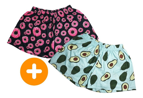 Imagen 1 de 2 de Combo Box 2 Shorts Talle 8 Niños