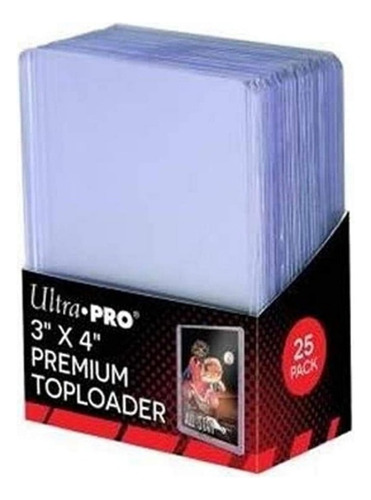 Pack De 10 Toploaders Ultra Pro Para Cartas Coleccionables 
