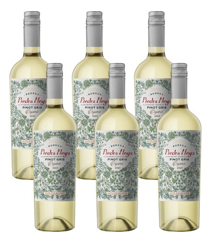 Vino Piedra Negra Alta Colección Pinot Gris - 6 X 750 Cc