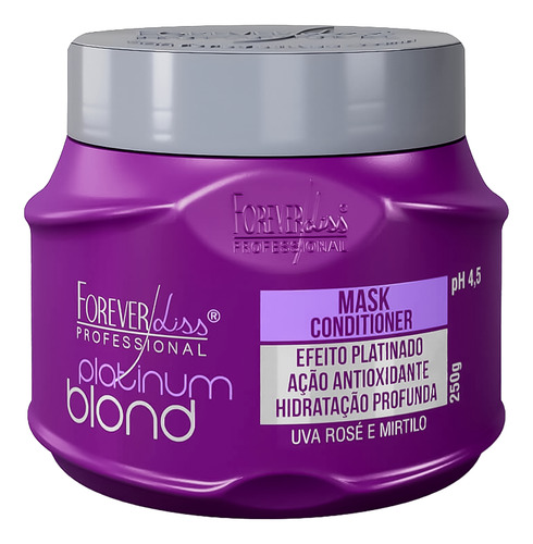 Platinum Blond Sh+másc E Másc Banho De Pérola - Forever Liss