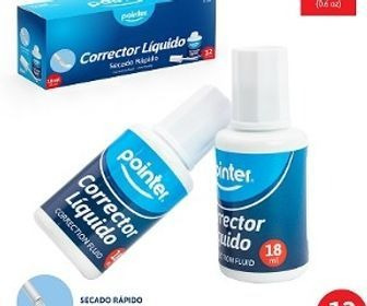 Corrector Líquido Tipo Brocha 18ml Pointer Mayor Y Detal 