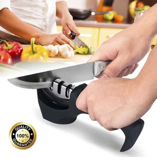 Afilador Cuchillos Navajas Profesional 2 Etapas Inoxidable