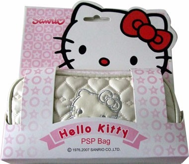 Bolso De Cuero Protector Psp 1000 2000 3000 Sony Hello Kitty