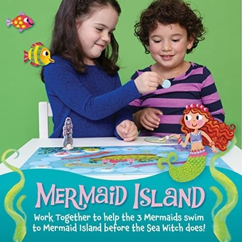 Jogo De Tabuleiro Peaceable Kingdom Mermaid Island