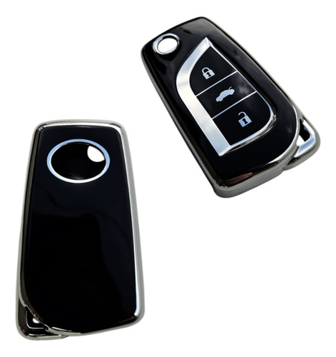 Funda Cubrellave Tpu Compatible Con Toyota Corolla Navaja 3b
