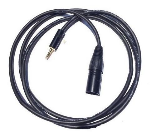 Cable Auxiliar Mini Plug 3.5 A Xlr Macho 10 Metros Cysamex