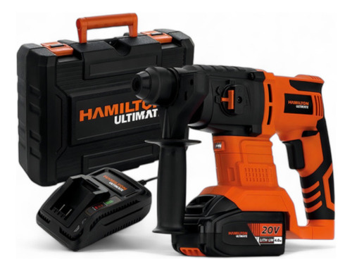 Rotomartillo Inalambrico Hamilton 20v Con Batería Y Maletín