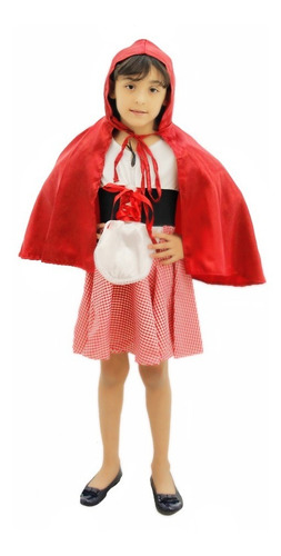Imagen 4 de 9 de Disfraz Caperucita Roja Niña