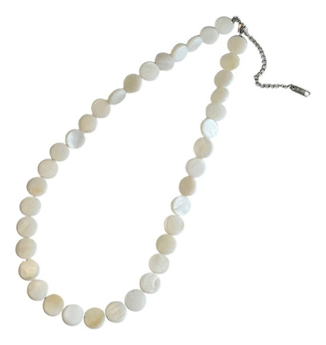 . Collar De Conchas (2 #mold), Estilo Playa Natural, Con
