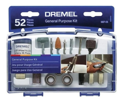 Dremel Dr687 Kit 52 Accesorios Uso General Lomas
