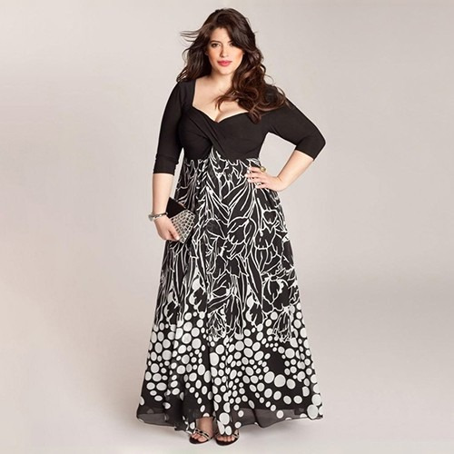 Vestido Festa Plus Size Tamanhos Grandes