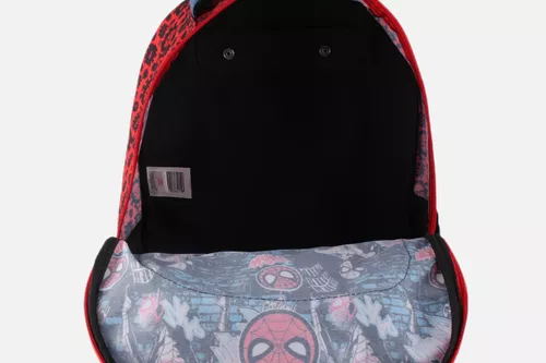 Set Mochila Spiderman Con Lonchera Estuche Y Botella Sp78419