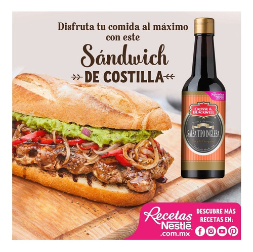 Salsa Inglesa Cross & Blackwell Receta Original Envase 290ml
