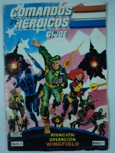 G.i. Joe Comic Comandos Heróicos #4 Agosto 1988