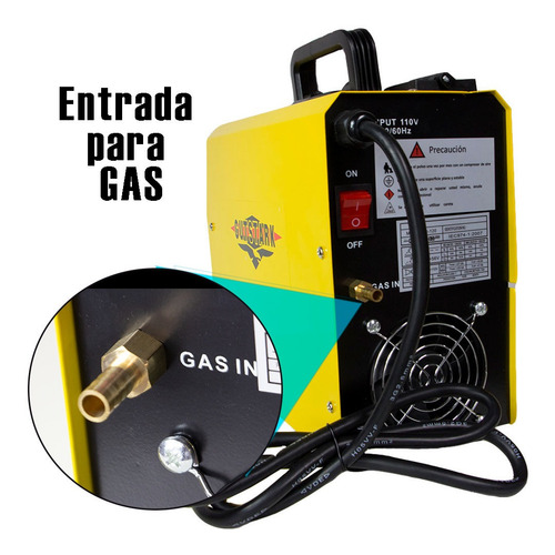 Soldadora Microalambre Inversora Electrodos 120 Luz Y Gas