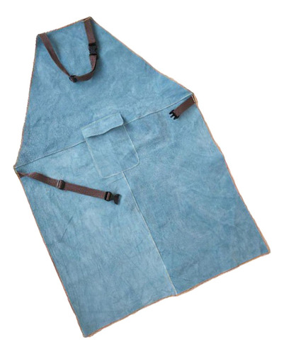 Delantal De Soldadura, Ropa De Abrigo De 60cmx90cm Azul