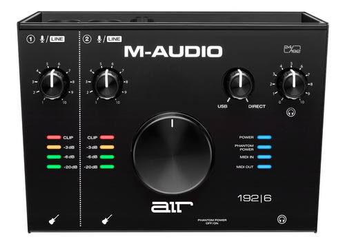 Interfaz M-audio Air192x6 Audio Usb 2x2 Pro Tools