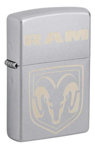 Encendedor Zippo Ram Logo Original Made In Usa Gris Ram