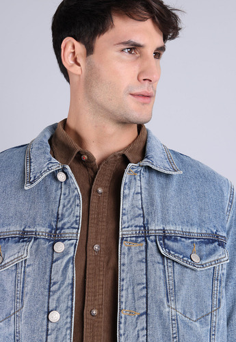 Chaqueta Denim Con Sherpa Hombre Soviet Sjkh702de