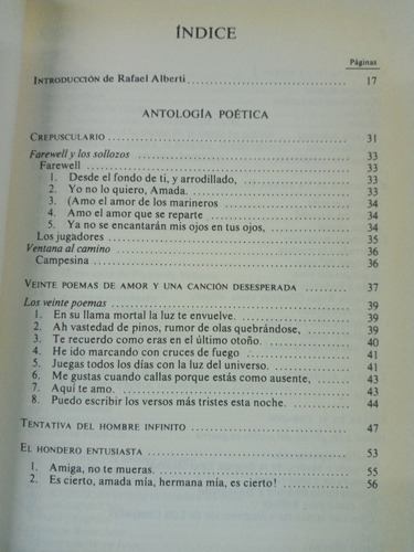 Imagen 3 de 6 de Antologia Poetica * Pablo Neruda * Booket *
