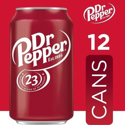 2 Paq. Refresco 12 Pack Dr Pepper Soda (355ml C/lata)
