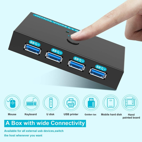 Imagen 5 de 6 de Switch Usb 3.0 Sgeyr #15