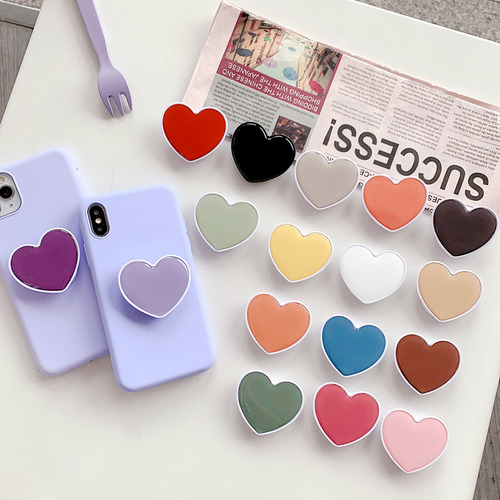 Verde Océano Oscuro P17 - Creative Heart Popsocket Pure Colo