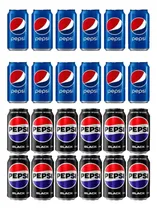 Comprar Combo Gaseosas Pepsi + Pepsi Black Lata 354ml Pack X 24u