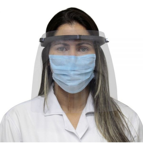 2 Protetores Face Shield Ac 154 Ultra Leve Da Orthopauher