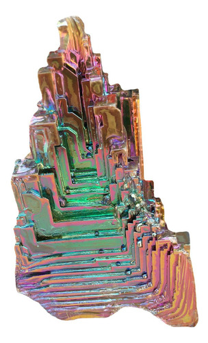 Piedra De De Racimo De Arco Iris Recubierta De 50 Gramos