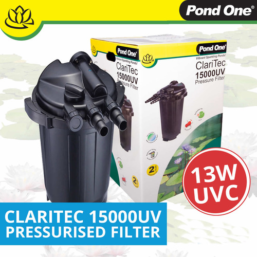 Pond One Filtro Pressurizado Claritec 15000uv Uv 13w 220v